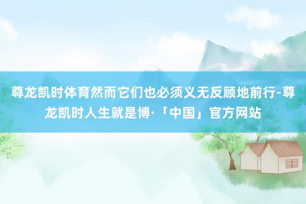尊龙凯时体育然而它们也必须义无反顾地前行-尊龙凯时人生就是博·「中国」官方网站