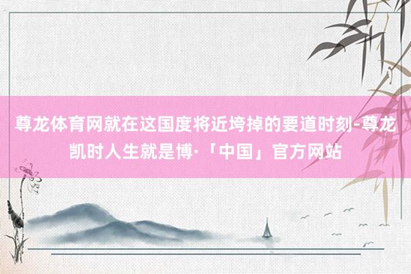 尊龙体育网就在这国度将近垮掉的要道时刻-尊龙凯时人生就是博·「中国」官方网站