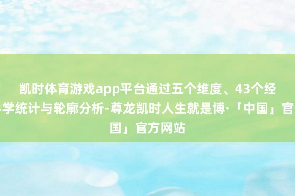 凯时体育游戏app平台　　通过五个维度、43个经营的科学统计与轮廓分析-尊龙凯时人生就是博·「中国」官方网站